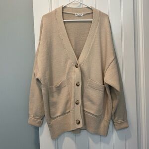 Good American Oversized Chunky Cardigan